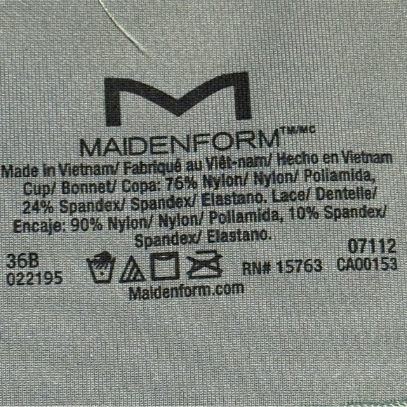 Maidenform Green and mauve racerback smartzone cups front clasp Bra Duo - Picture 2 of 10